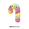 Cross-border new cartoon cute candy ice cream, crutch-shaped aluminum film balloon, children's birthday party decoration Specification image